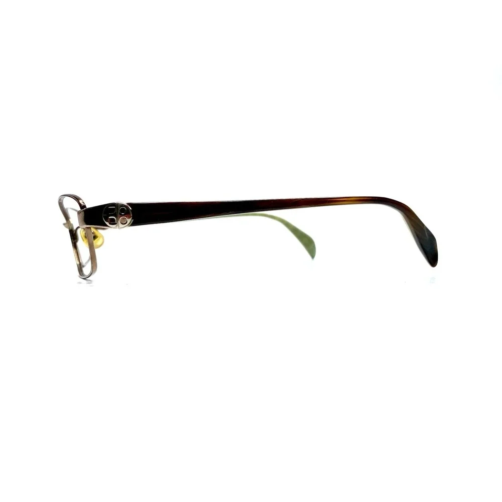 Kate Spade Brown Metal Tortoise Green Temple Oval Glasses 0EQ6 51 16 130